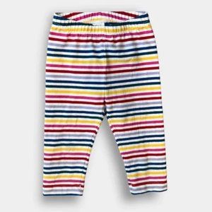 Hanna Andersson Classic Capri Leggings in Rainbow Stripe